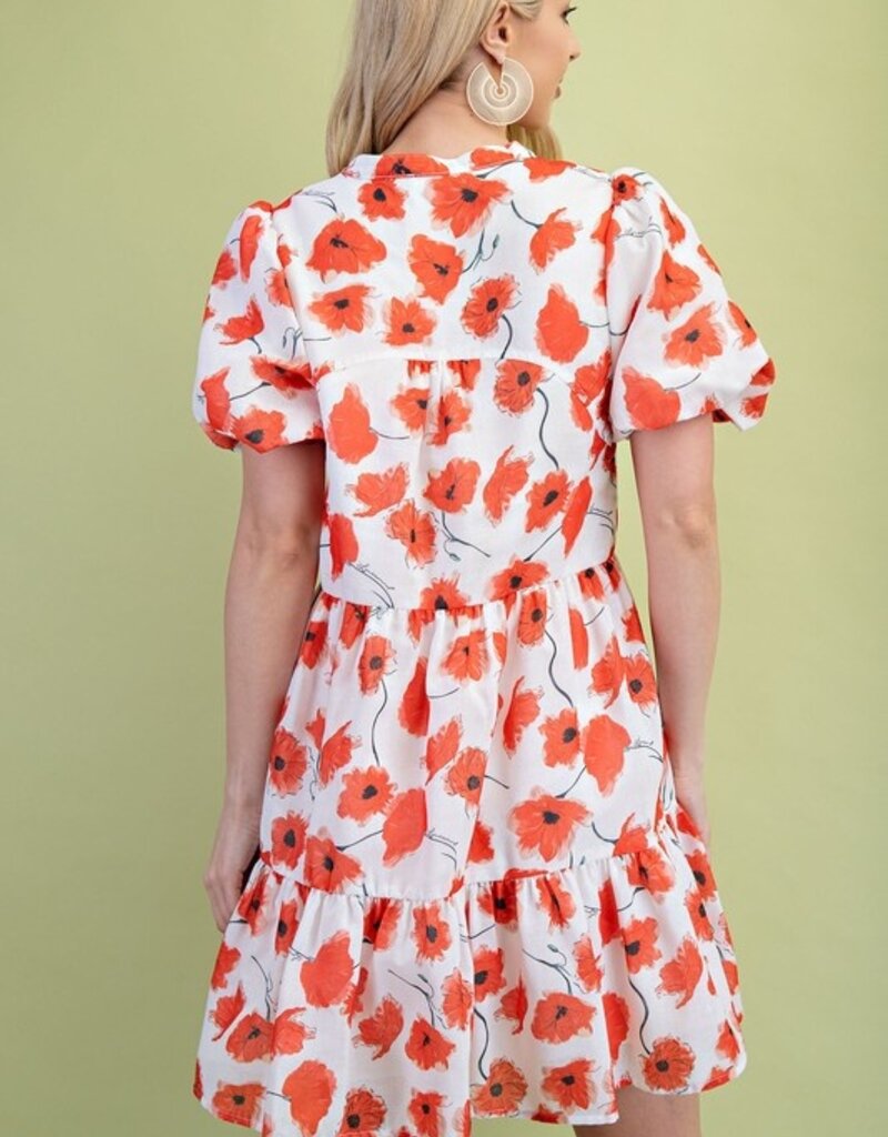 Floral Tiered Dress
