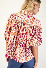 Safari Leopard Top