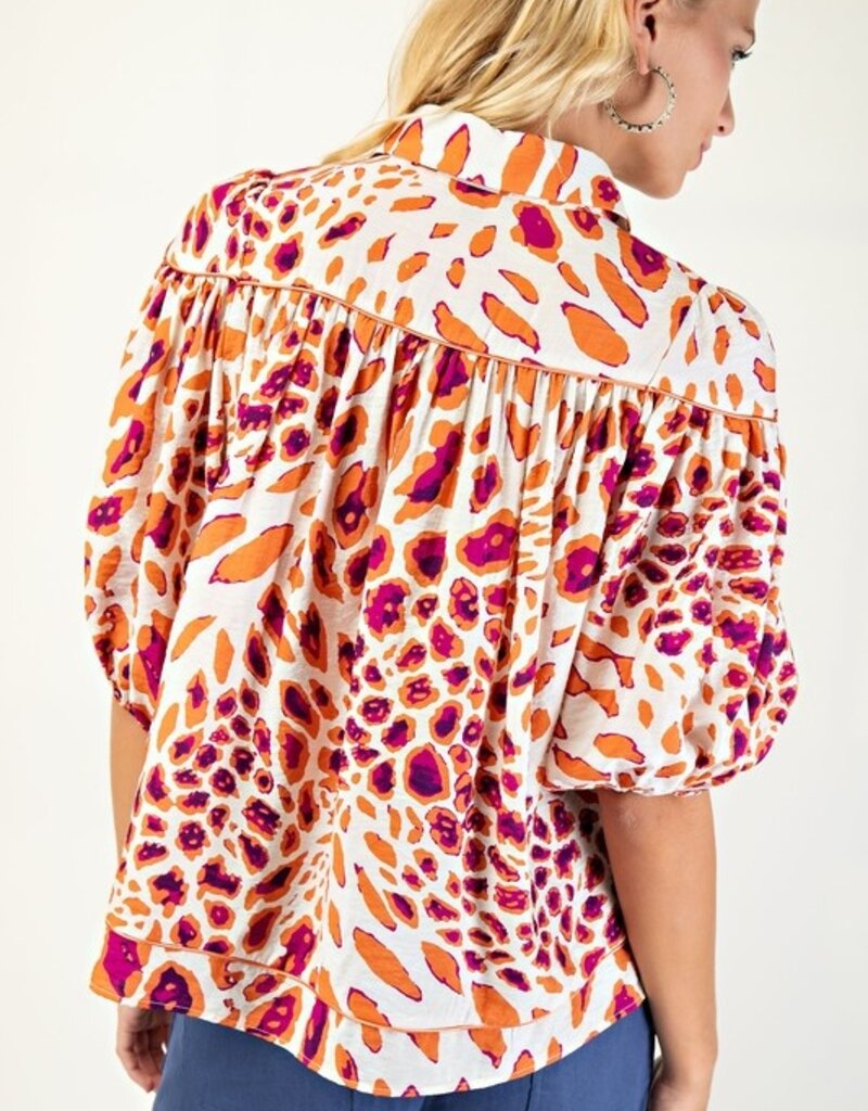 Safari Leopard Top