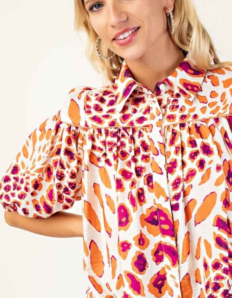 Safari Leopard Top