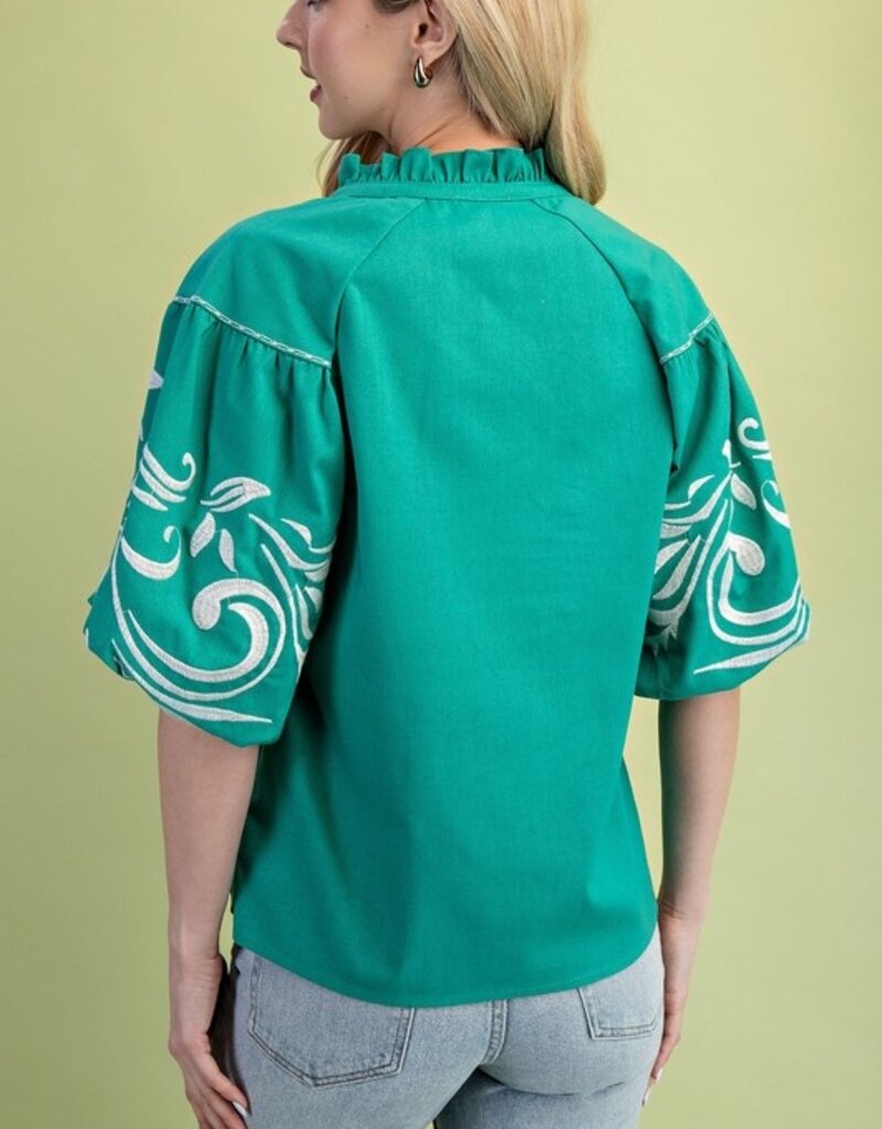 Maggy May Tie Neck Top