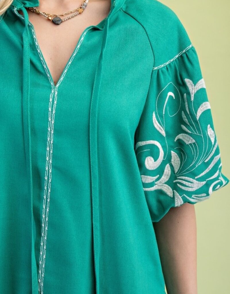 Maggy May Tie Neck Top