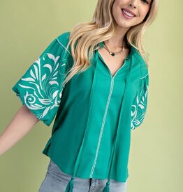 Maggy May Tie Neck Top