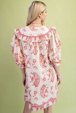 Southern Grace Dress With Peter Pan Collar