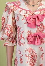 Southern Grace Dress With Peter Pan Collar