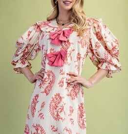 Southern Grace Dress With Peter Pan Collar
