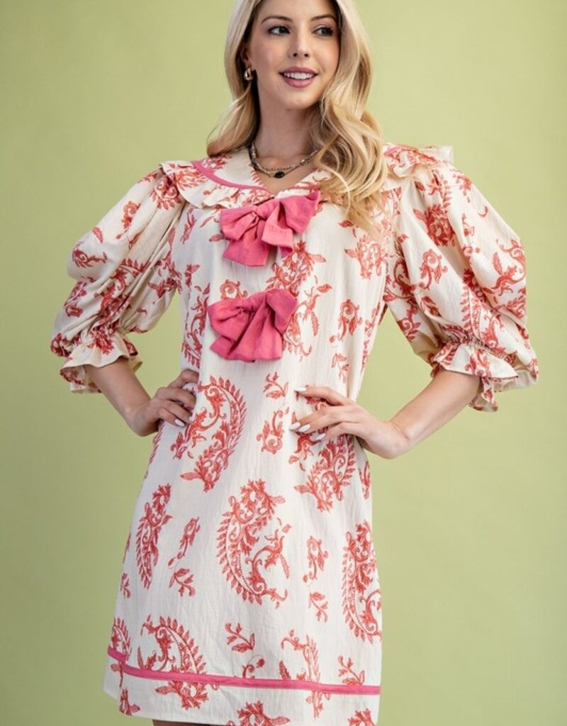 Southern Grace Dress With Peter Pan Collar