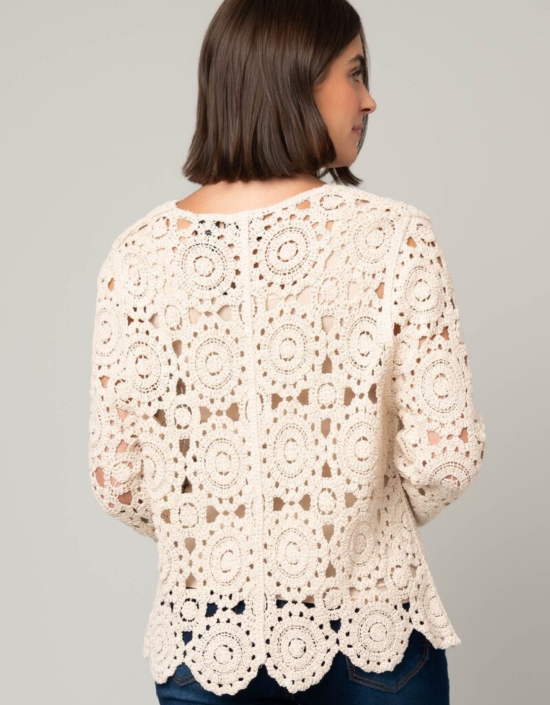 Circles of Fun Crochet Cardigan