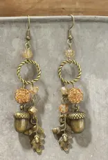 All About the Nutty Acorns Dangle Drop Earrings
