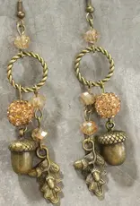 All About the Nutty Acorns Dangle Drop Earrings