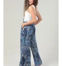 Paisley Patchwork Wide Leg Pant