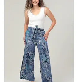 Paisley Patchwork Wide Leg Pant