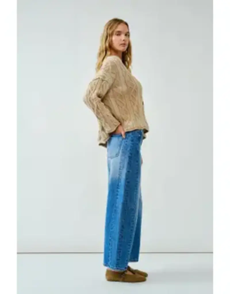 Oversized Cable Cardigan