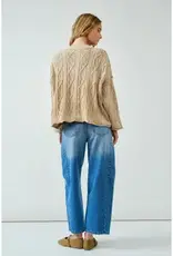Oversized Cable Cardigan
