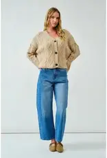 Oversized Cable Cardigan