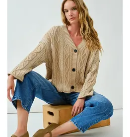 Oversized Cable Cardigan