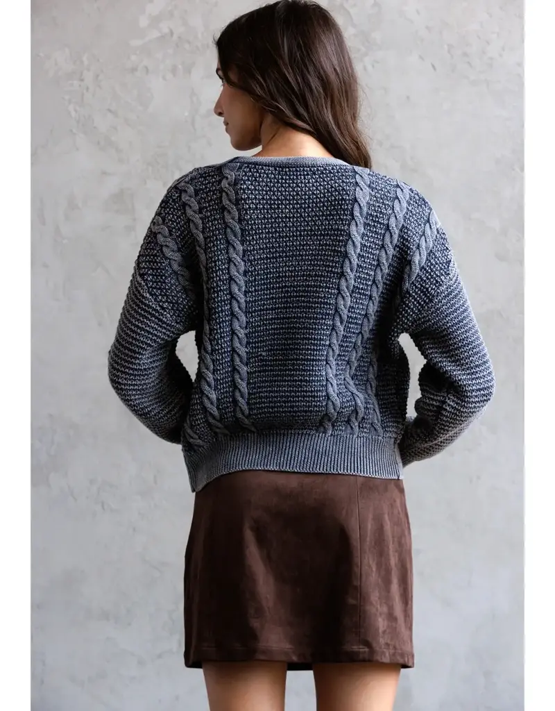Candy Cable Knit Cardigan