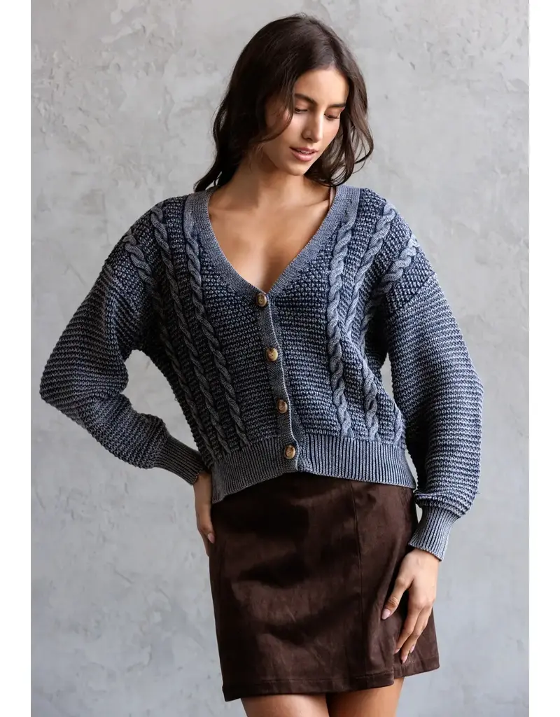 Candy Cable Knit Cardigan