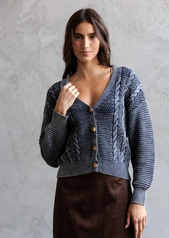 Candy Cable Knit Cardigan