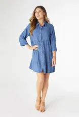 Marissa Tiered Chambray Dress