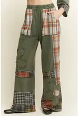 Daisy Plaid Mineral Wash Pant