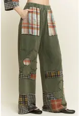 Daisy Plaid Mineral Wash Pant