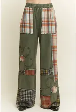 Daisy Plaid Mineral Wash Pant