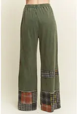 Daisy Plaid Mineral Wash Pant
