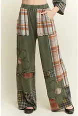 Daisy Plaid Mineral Wash Pant