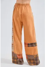 Daisy Plaid Mineral Wash Pant