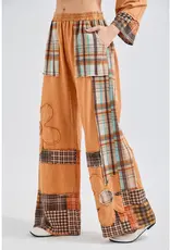 Daisy Plaid Mineral Wash Pant