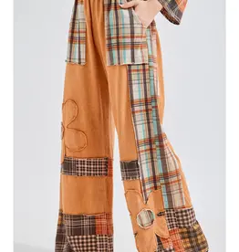 Daisy Plaid Mineral Wash Pant