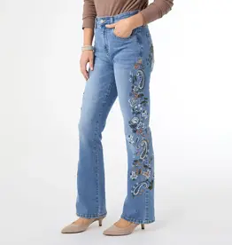 Everstretch Baby Bootcut with Side Embroidery