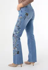 Everstretch Baby Bootcut with Side Embroidery