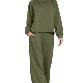Scuba Crewneck Pullover & Pants 2 Piece Set