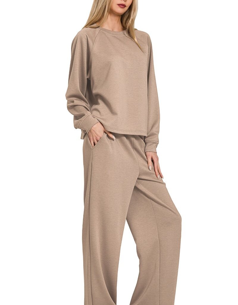 Scuba Crewneck Pullover & Pants 2 Piece Set