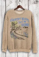 Country Roads Take Me Home Mineral Sweatshirt