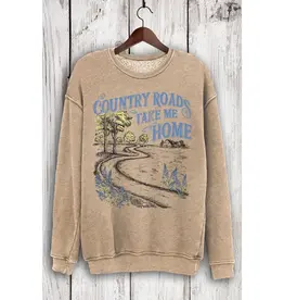 Country Roads Take Me Home Mineral Sweatshirt