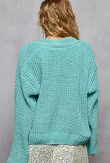Sweet Flower Button Front Cardigan