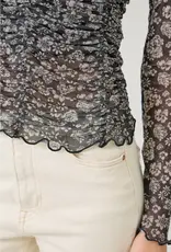 Lettuce Hem Mesh Top