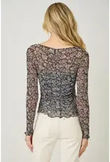 Lettuce Hem Mesh Top