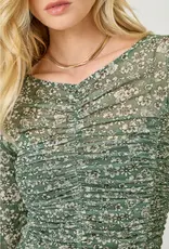 Lettuce Hem Mesh Top