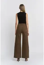 HR Wide Leg Leopard Print Jean