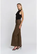 HR Wide Leg Leopard Print Jean