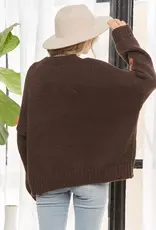 Flower Applique Sweater