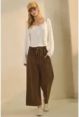 Wide-Leg Acid Washed Pant