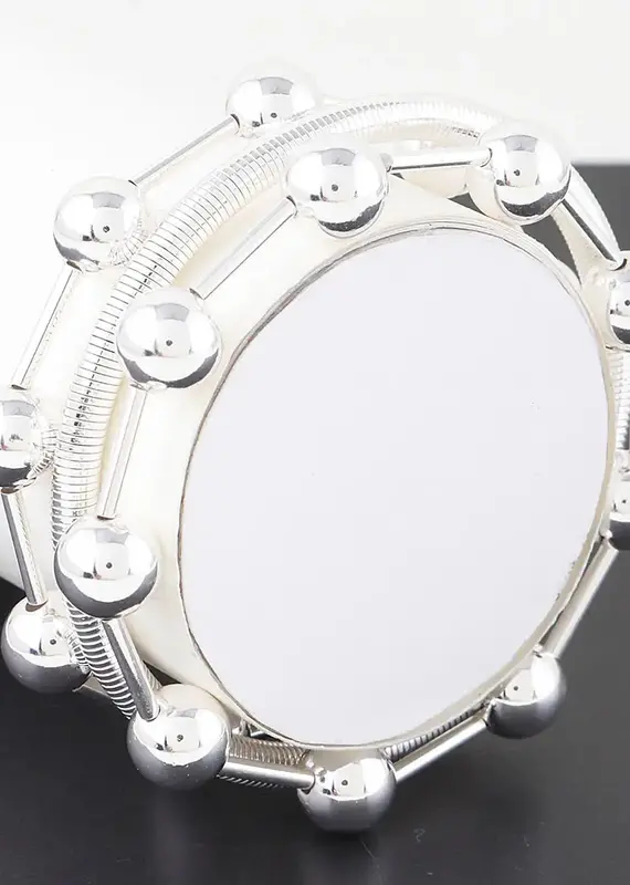 Triple Metal Bead Bracelet - SILVER