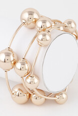 Triple Beaded Bracelet - GOLD
