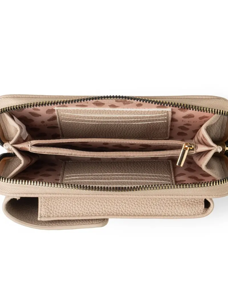 Kedzie Eclipse Smartphone Crossbody - Chestnut