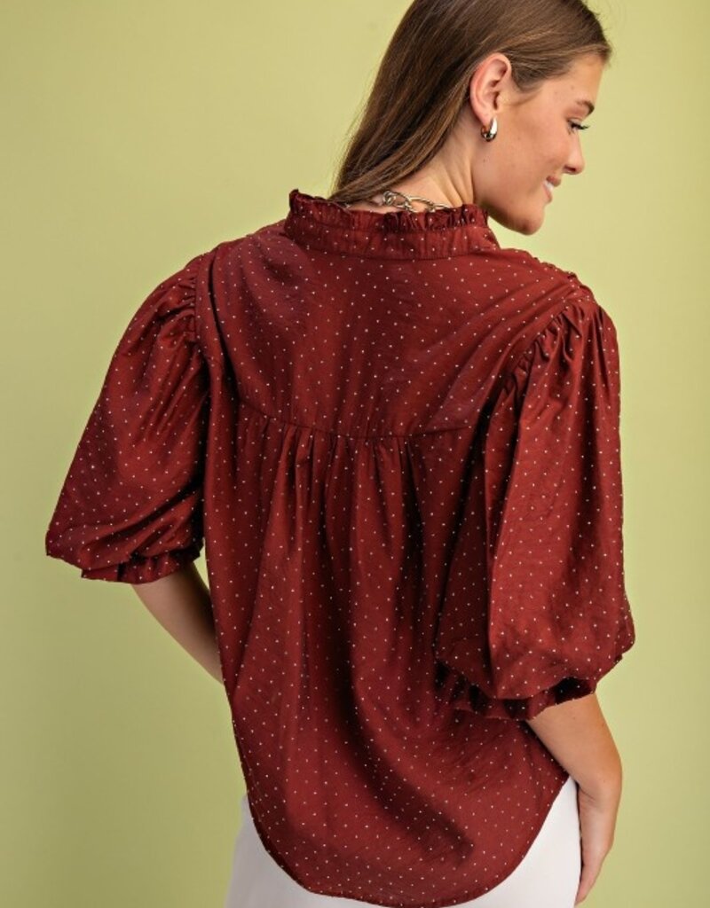 Ritzy Rhinestone Embellished Top